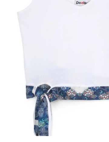 Top Desigual, alb