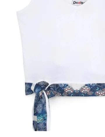 Top Desigual, alb