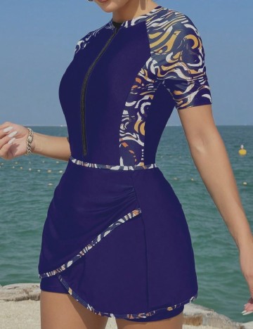 Compleu De Plaja SHEIN, bleumarin