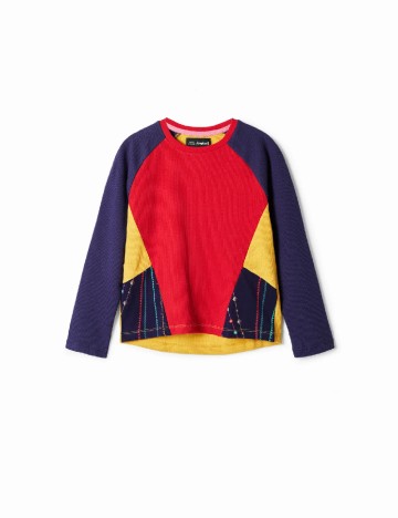 Bluza Desigual, mix culori