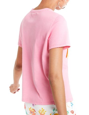 Tricou Desigual, roz