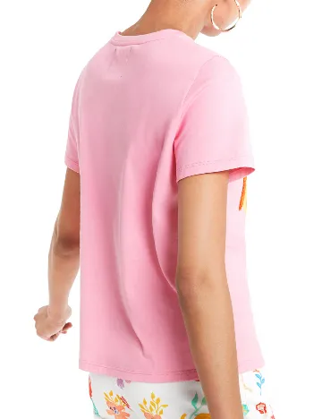 Tricou Desigual, roz