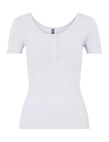 Tricou Pieces, alb
