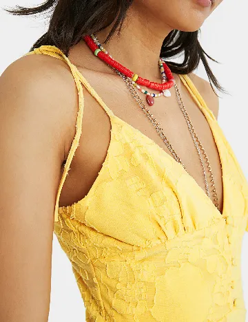 Body Desigual, galben