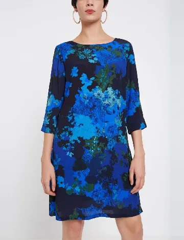 Rochie scurta Desigual, albastru
