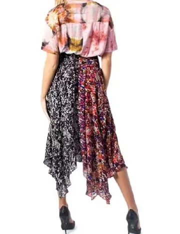 Rochie medie Desigual, mix culori