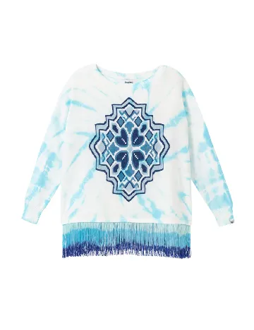 Bluza Oversize Desigual, bleu