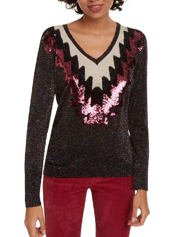 Bluza Desigual, mix culori