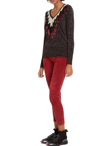 Bluza Desigual, mix culori