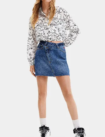 Camasa Desigual, alb