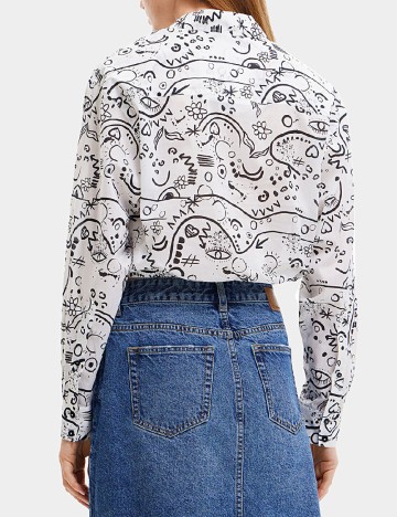 Camasa Desigual, alb
