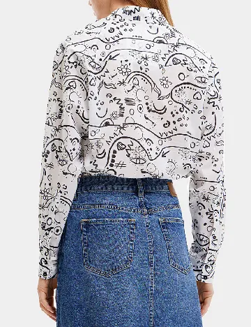 Camasa Desigual, alb