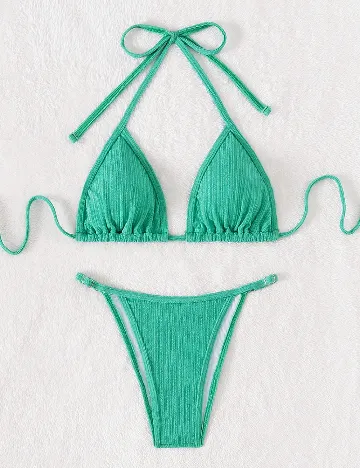 Costum de baie SHEIN, verde