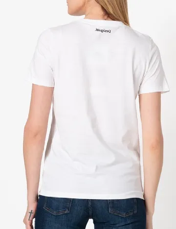 Tricou Desigual, alb