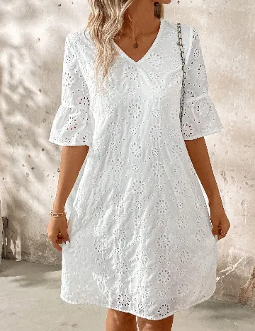 Rochie scurta SHEIN, alb