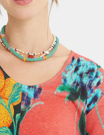 Bluza Desigual, mix culori