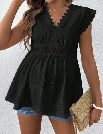 Rochie scurta SHEIN Maternity, negru