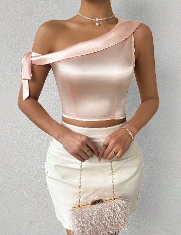 Top SHEIN, roz pudra