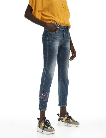 Blugi Desigual, albastru