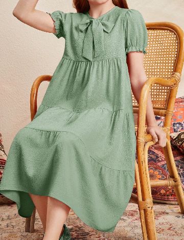Rochie Shein Kids, verde