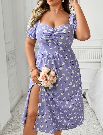 Rochie medie SHEIN CURVE, mov