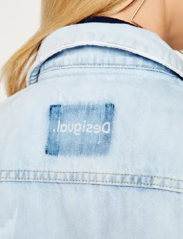 Jacheta Desigual, bleu Albastru