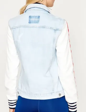 Jacheta Desigual, bleu Albastru
