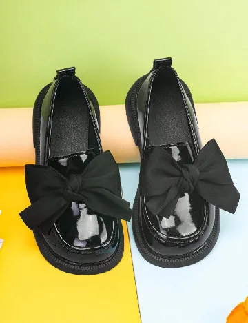 Mocasini Shein Kids, negru