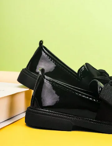 Mocasini Shein Kids, negru