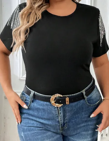 Tricou SHEIN CURVE, negru