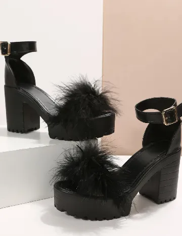 Sandale SHEIN, negru