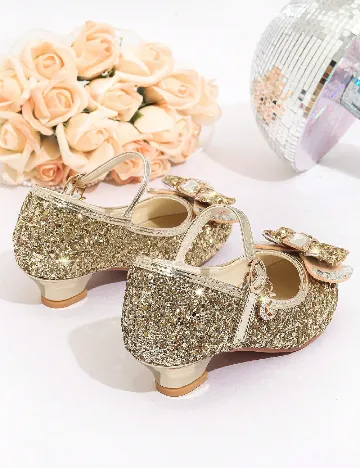 Pantofi Shein Kids, auriu