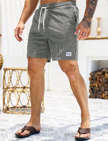 Pantaloni scurti SHEIN, gri