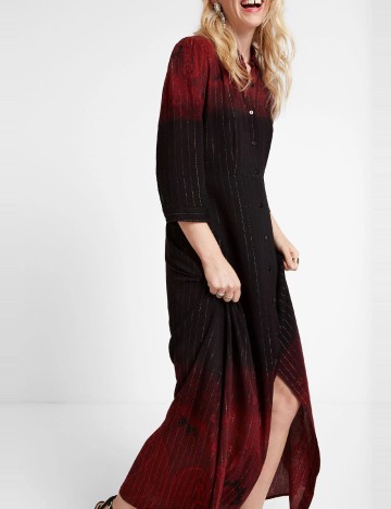 Rochie lunga Desigual, rosu
