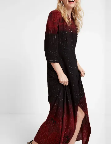 Rochie lunga Desigual, rosu