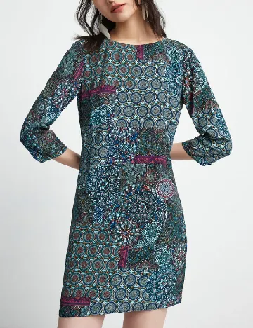 Rochie scurta Desigual, mix culori