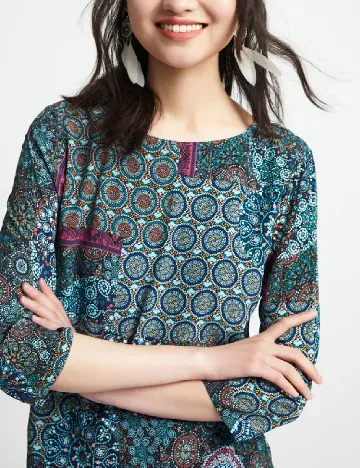 Rochie scurta Desigual, mix culori
