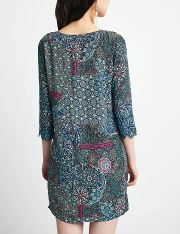 Rochie scurta Desigual, mix culori