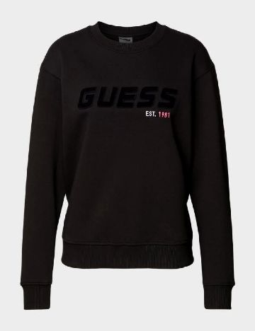 Bluza Oversize Guess, negru