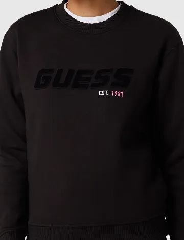 Bluza Oversize Guess, negru Negru