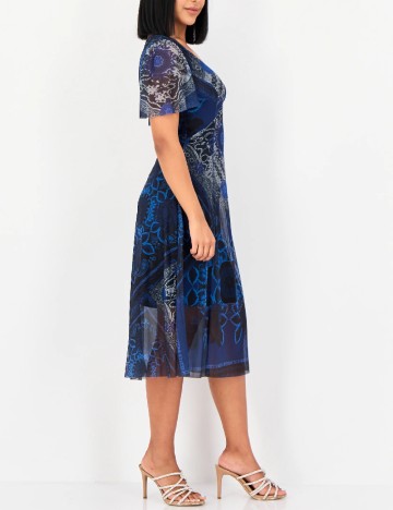 Rochie medie Desigual, albastru