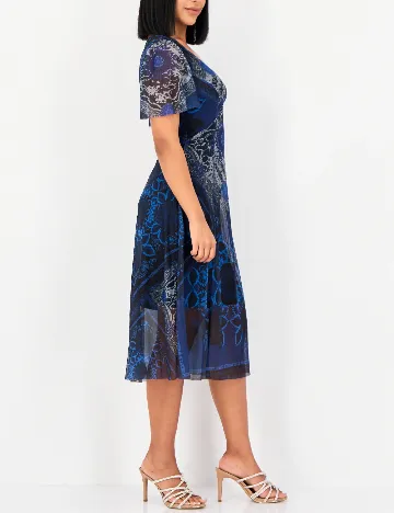 Rochie medie Desigual, albastru
