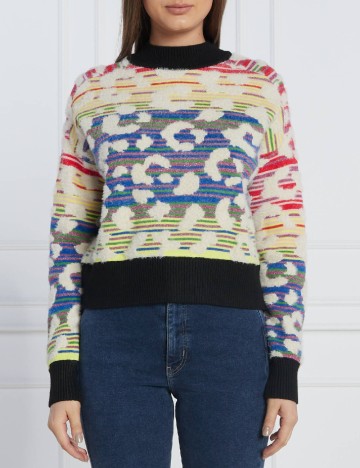 Pulover Desigual, mix culori