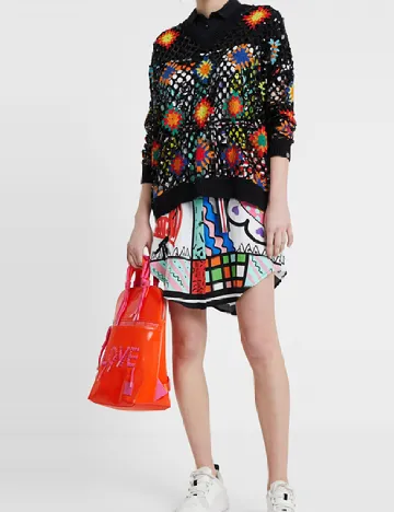 Pulover Desigual, negru Negru