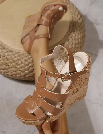 Sandale SHEIN, maro