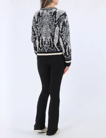 Pulover Guess, negru/alb Negru