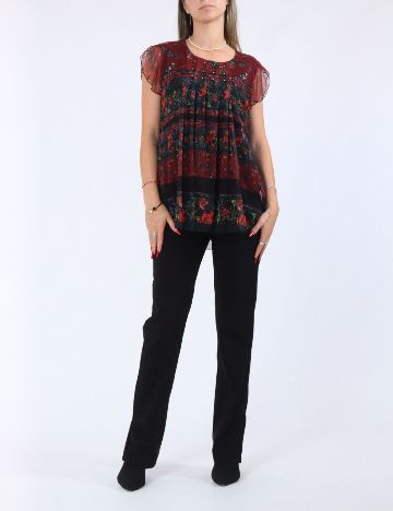 Bluza Desigual, mix culori