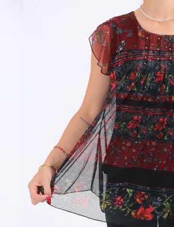 Bluza Desigual, mix culori