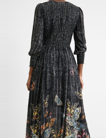 Rochie medie Desigual, negru
