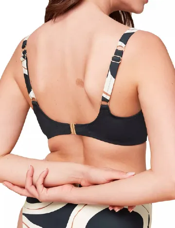 Sutien de baie Triumph, negru Negru